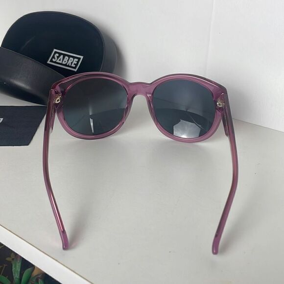 Sabre Acid Aloha Purple Plastic Frame Sunglasses SV46-661 - Picture 4 of 9